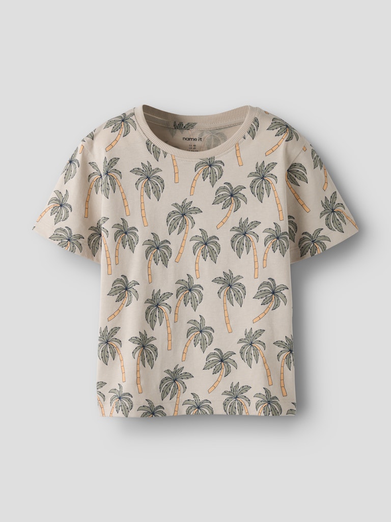 Kortärmad T-shirt Valther Palmer Beige