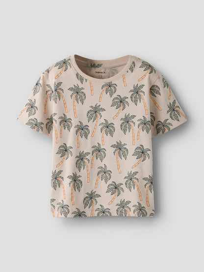 Kortärmad T-shirt Valther Palmer Beige