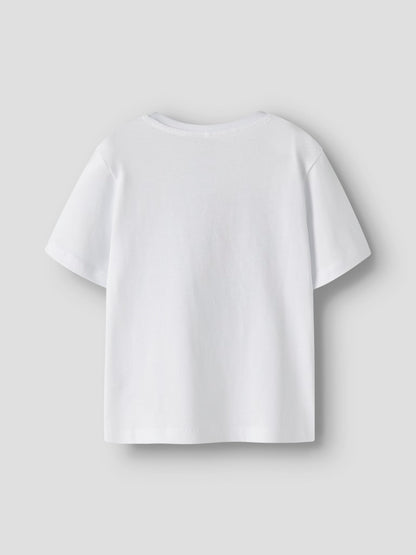 Kortärmad T-shirt Voto Hund Vit