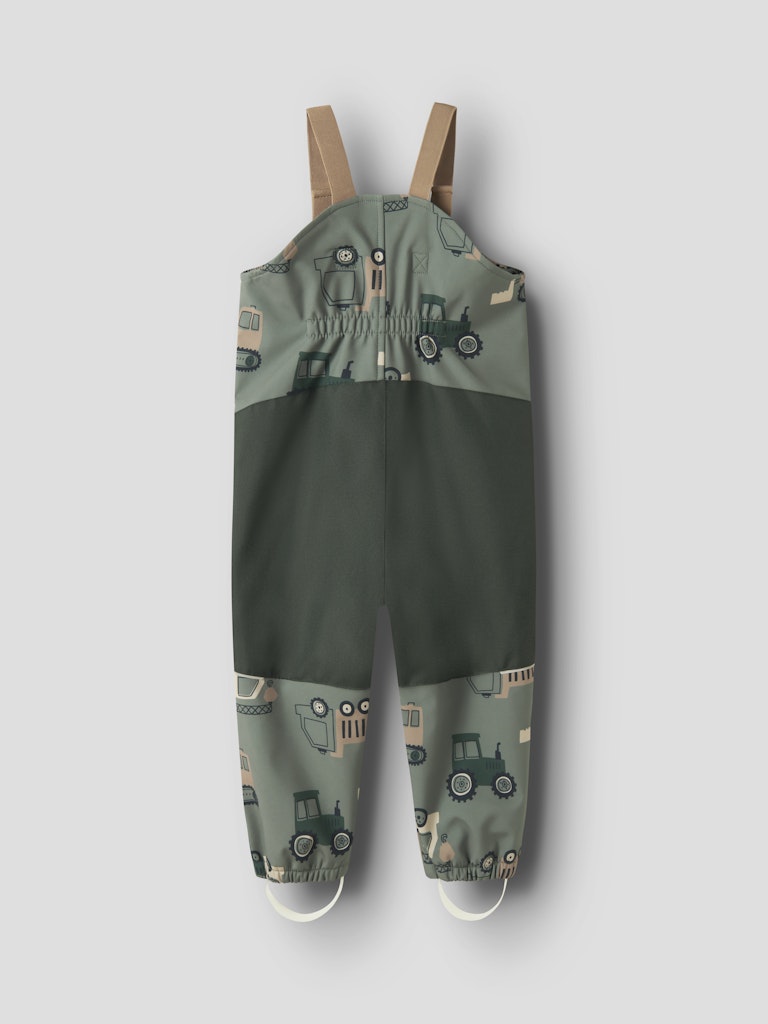 Softshell Byxa Vattentät Alfa08 Hängslen Traktorer Grön