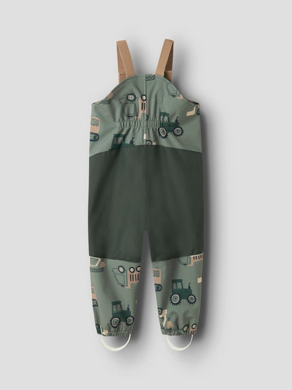 Softshell Byxa Vattentät Alfa08 Hängslen Traktorer Grön