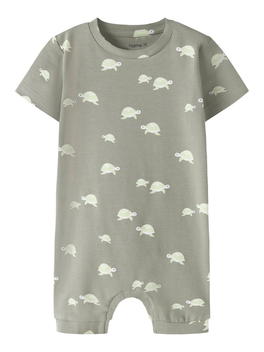 Byxdress Vroels Mönstrad Sköldpaddor Grön