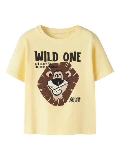 Kortärmad T-shirt Harly Lejon Gul