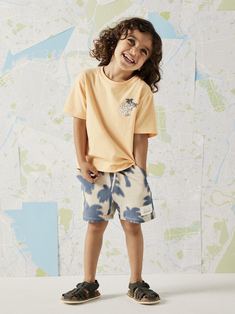 Shorts Jace Sweat Mönstrade Palmer Beige