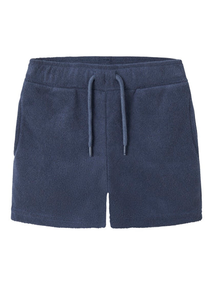 Shorts Jared Frotté Enfärgade Blå