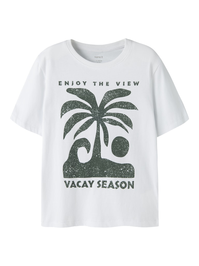 T-shirt Kortärmad Vacay Jude Vit
