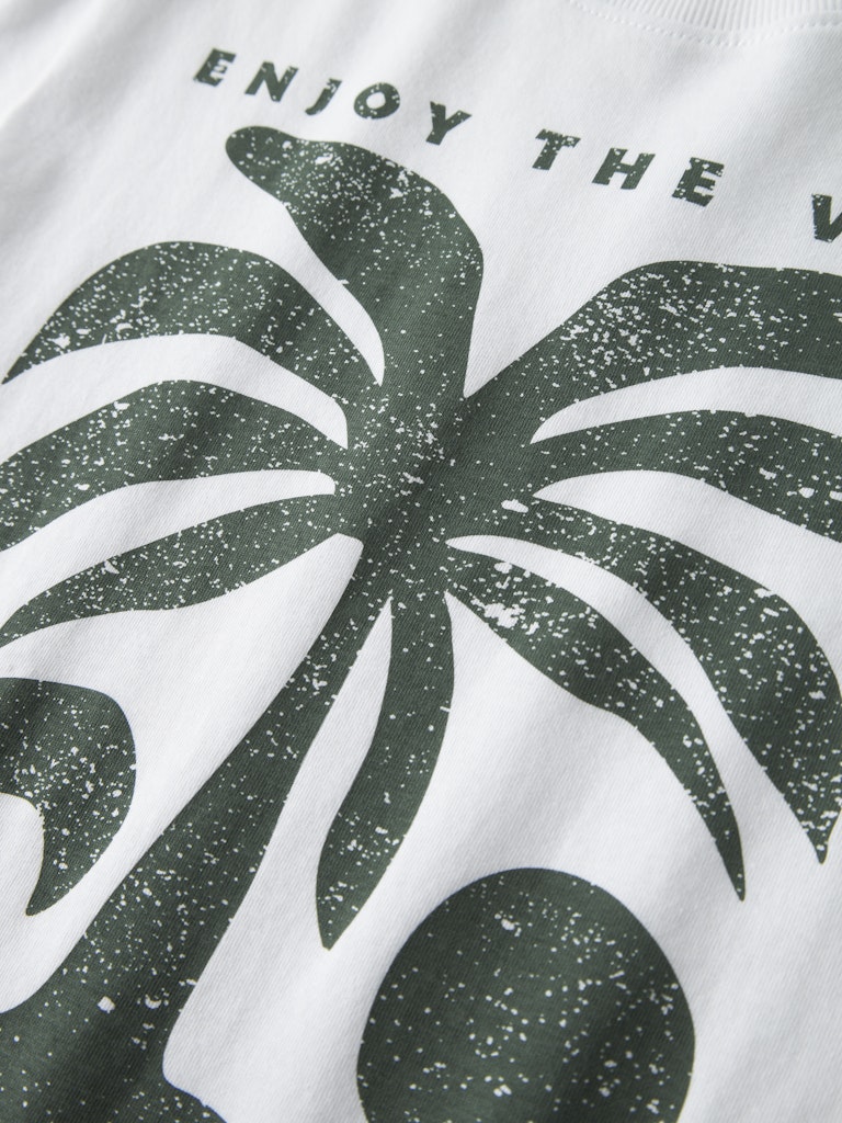 T-shirt Kortärmad Vacay Jude Vit