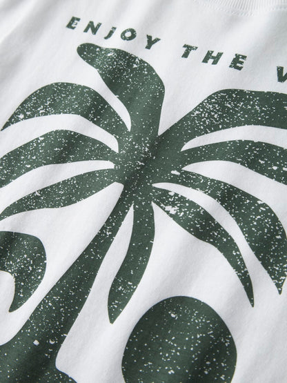 T-shirt Kortärmad Vacay Jude Vit