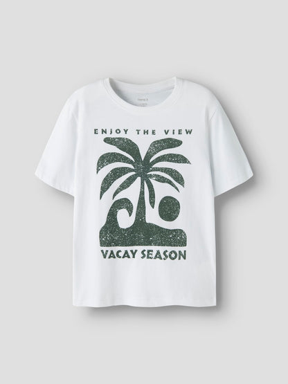 T-shirt Kortärmad Vacay Jude Vit
