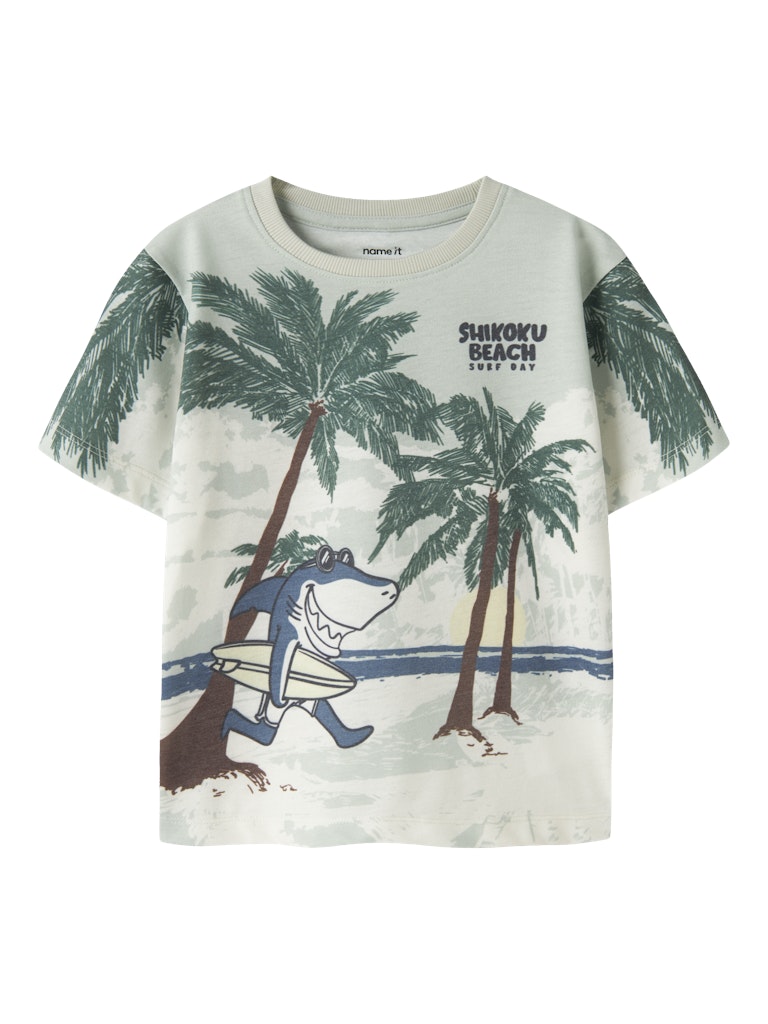 Kortärmad T-shirt Haj Jark Grön