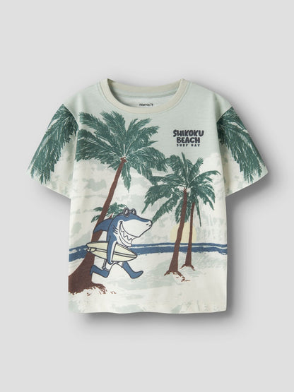 Kortärmad T-shirt Haj Jark Grön