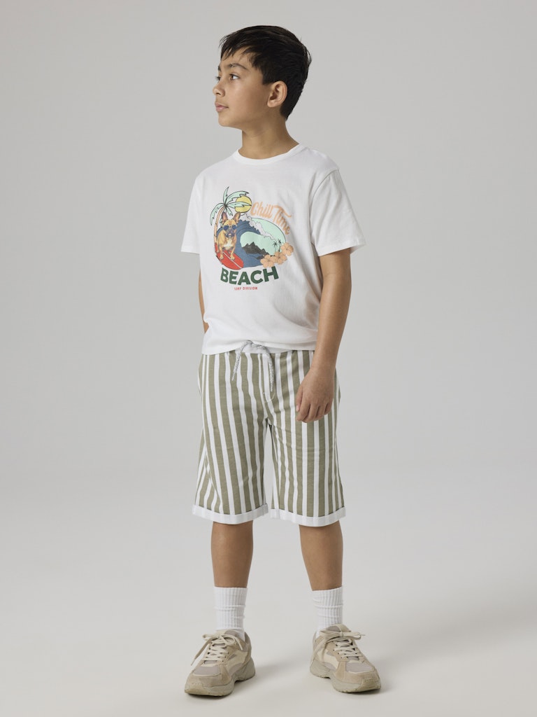 T-shirt Jowi Chill Time Hund Vit