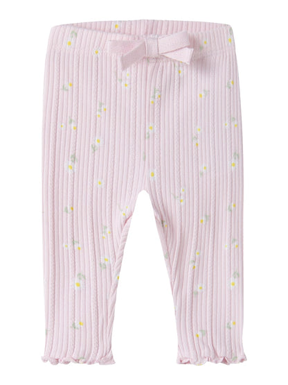 Leggings Jelly Blommor Rosa