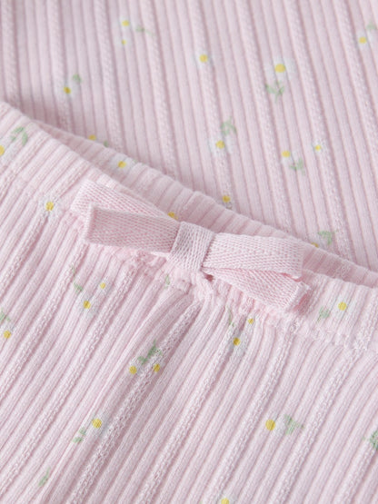 Leggings Jelly Blommor Rosa