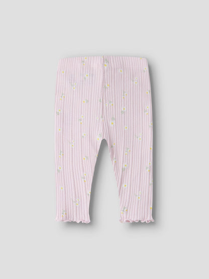 Leggings Jelly Blommor Rosa