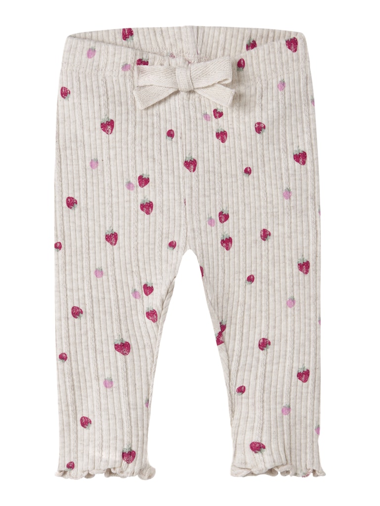Leggings Jelly Jordgubbar Beige