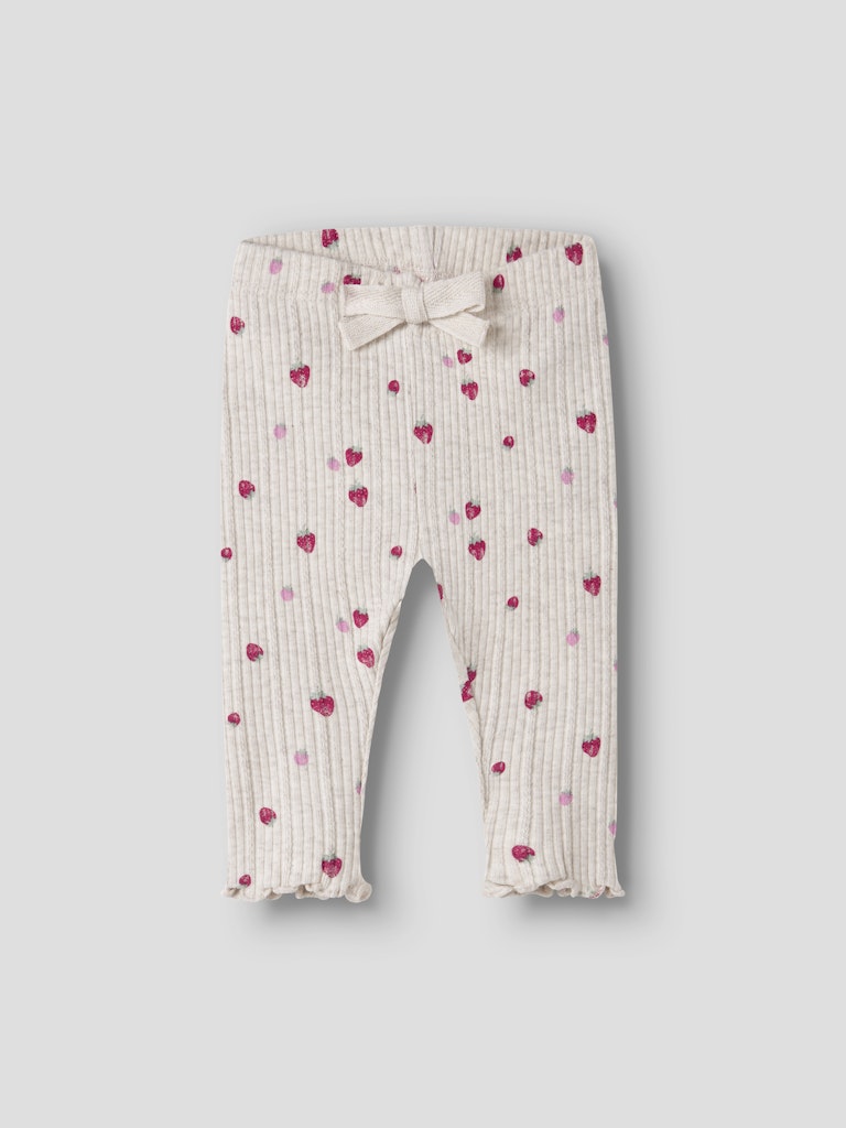 Leggings Jelly Jordgubbar Beige