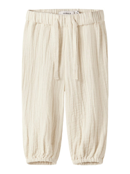 Byxa Osafi Enfärgad Muslin Beige