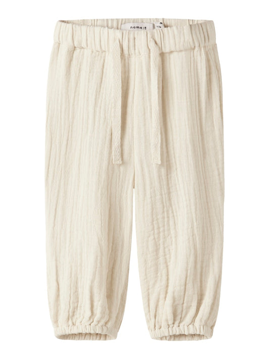 Byxa Osafi Enfärgad Muslin Beige