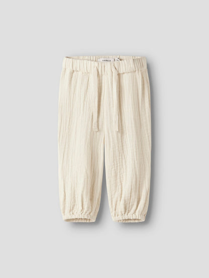 Byxa Osafi Enfärgad Muslin Beige