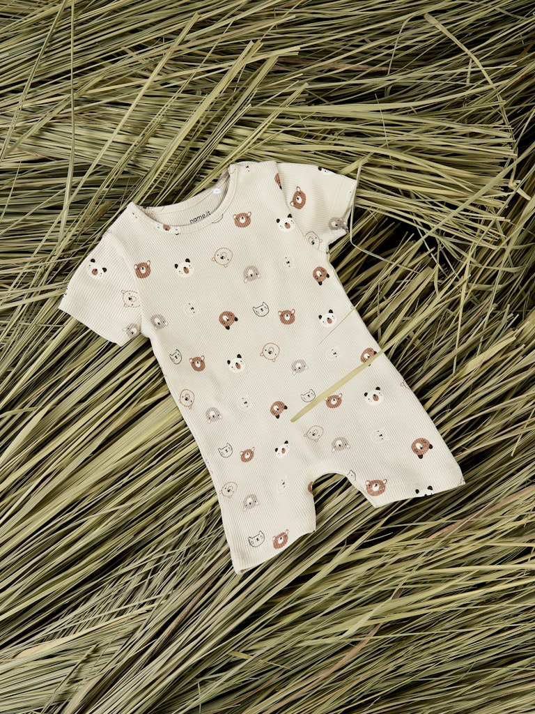 Byxdress Joppi Mönstrad Djur Beige