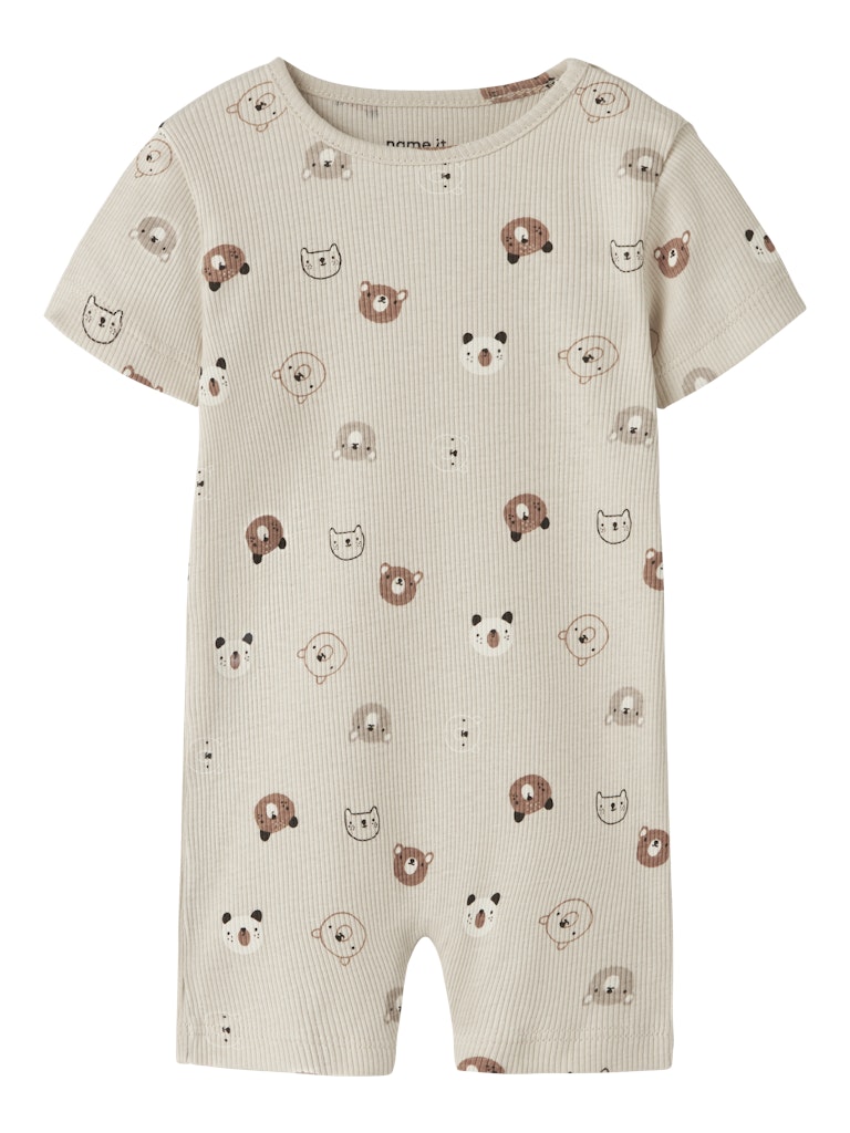 Byxdress Joppi Mönstrad Djur Beige