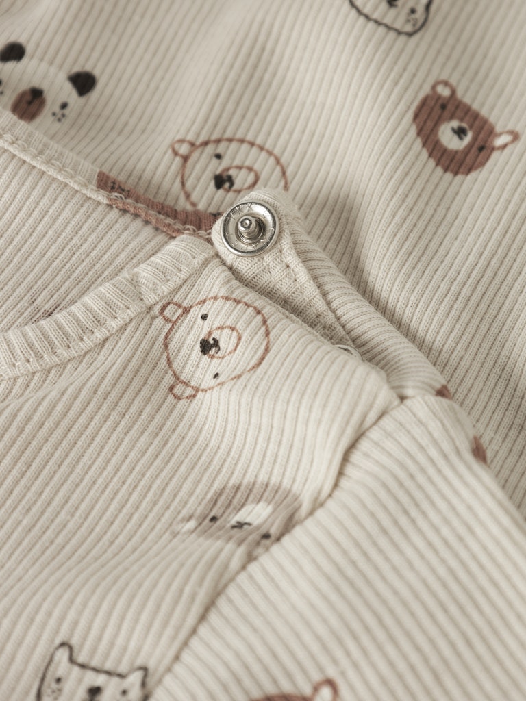 Byxdress Joppi Mönstrad Djur Beige