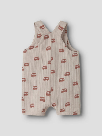 Hängselshorts Muslin Jeremy Beige