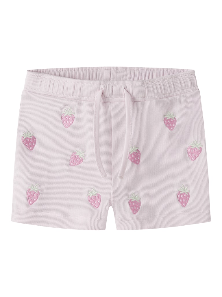 Shorts Ribbade Jolemo Jordgubbar Rosa