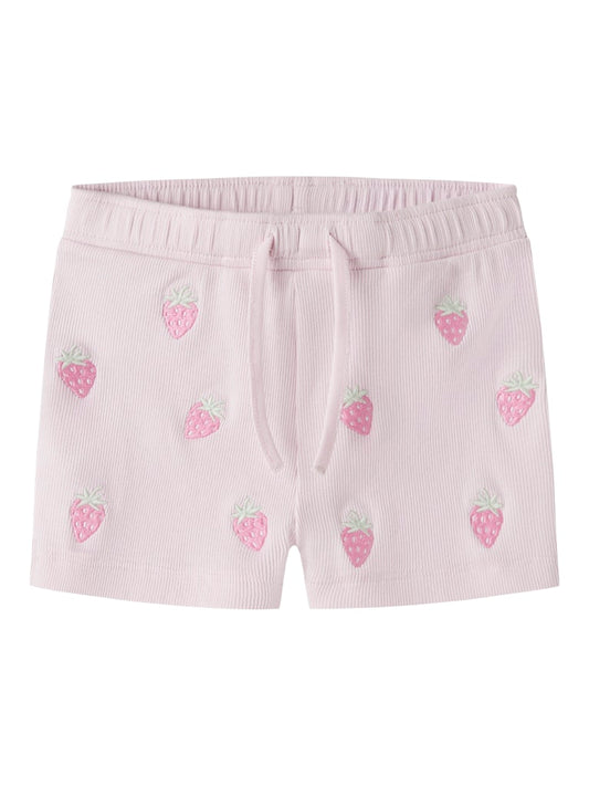 Shorts Ribbade Jolemo Jordgubbar Rosa