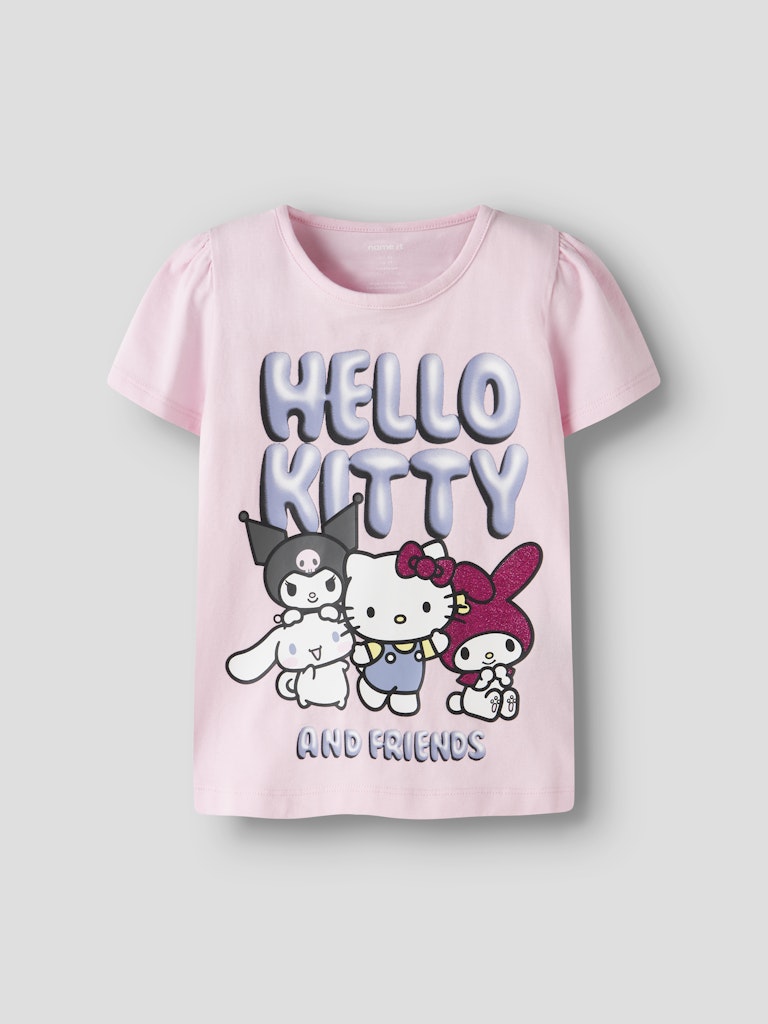 Topp Hello Kitty Kortärmad Fira Rosa