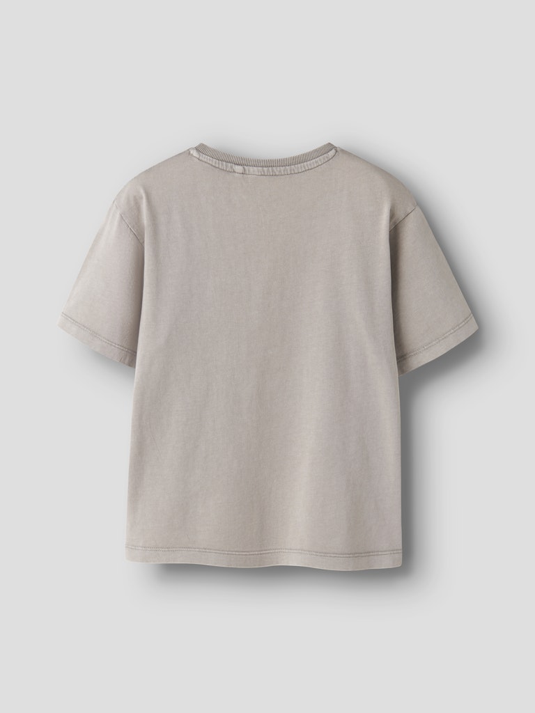 T-shirt Kortärmad Fandel Enfärgad Beige