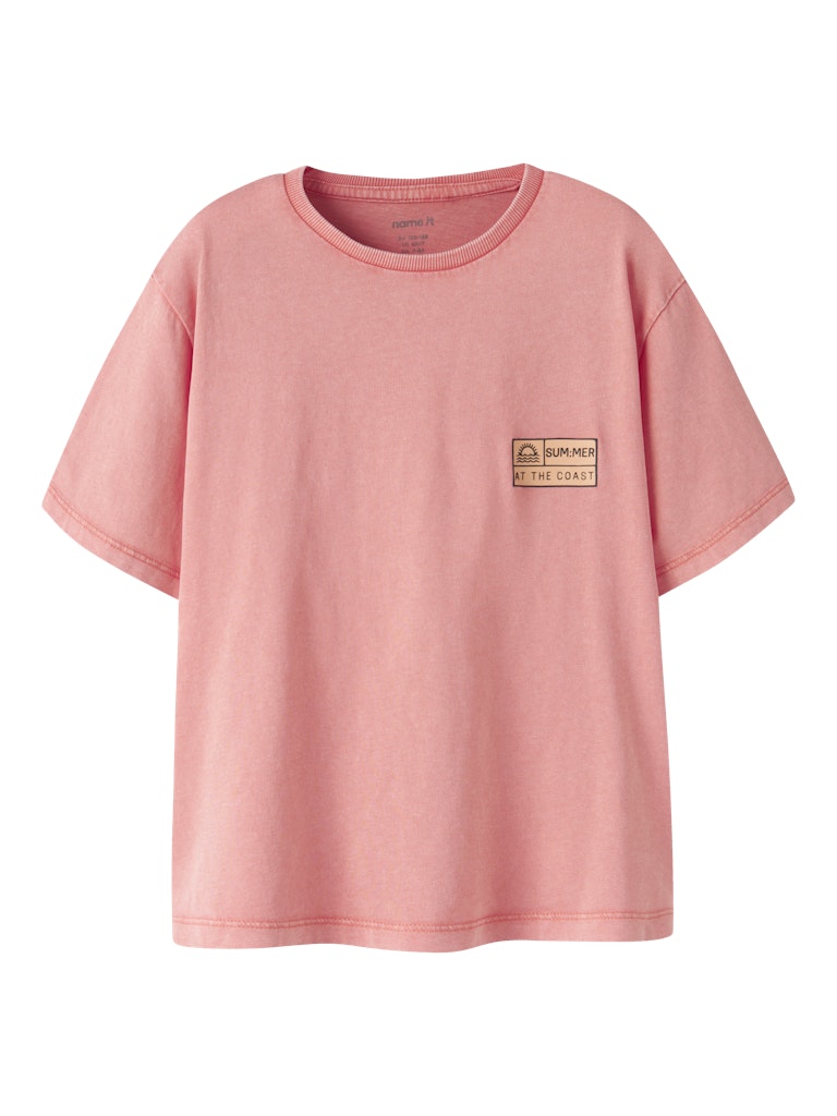 T-shirt Kortärmad Fandel Enfärgad Orange