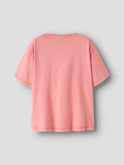 T-shirt Kortärmad Fandel Enfärgad Orange