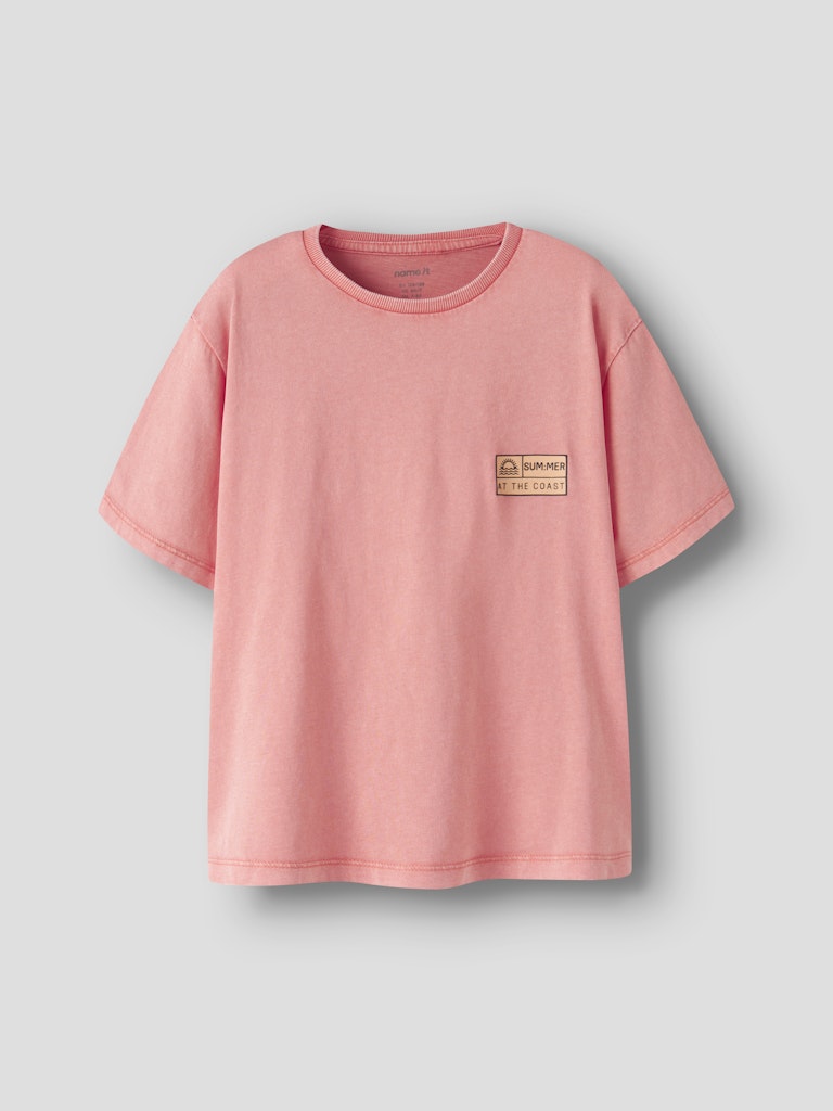 T-shirt Kortärmad Fandel Enfärgad Orange