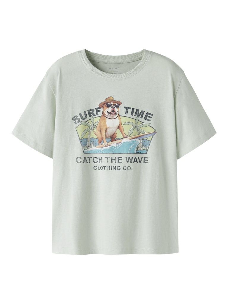 T-shirt Jowi Surf Time Hund Grön