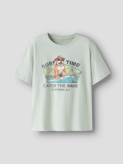 T-shirt Jowi Surf Time Hund Grön