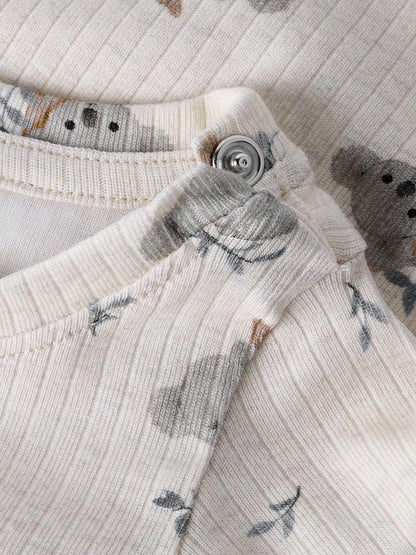 Långärmad Body Koala Beige