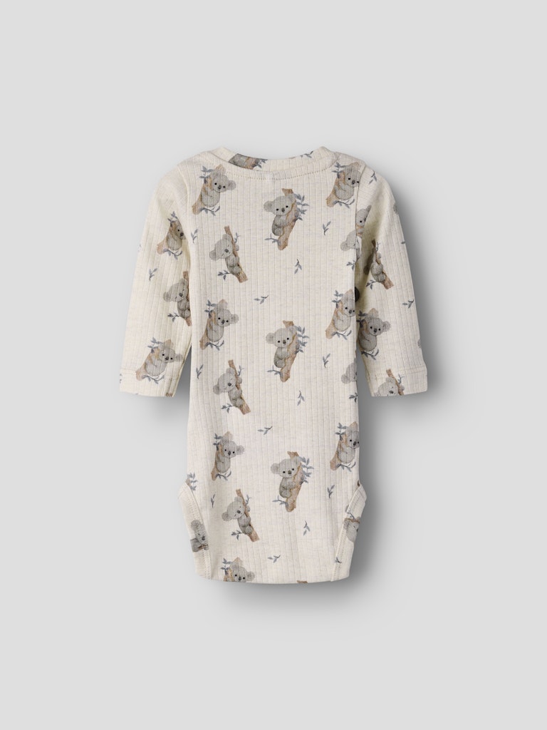 Långärmad Body Koala Beige