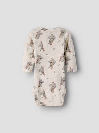 Långärmad Body Koala Beige
