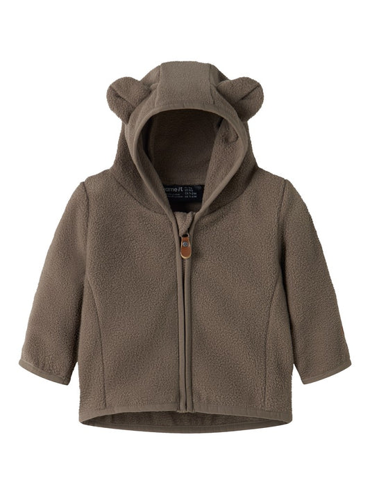 Jacka Fleece Meeko Enfärgad Brun