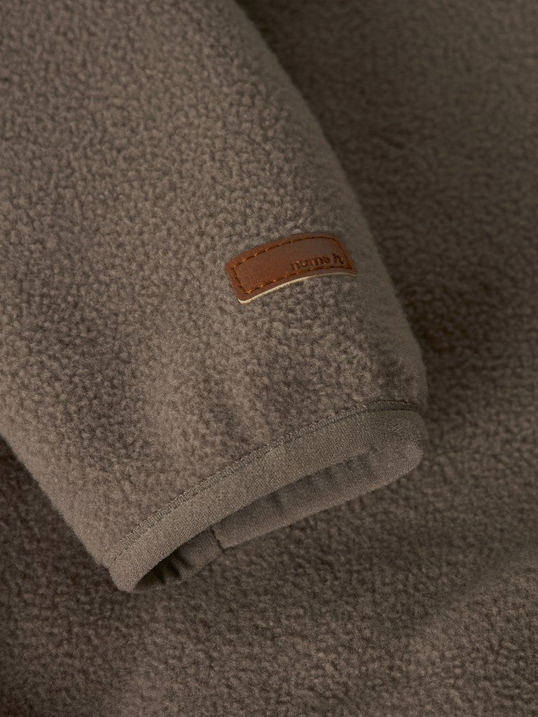 Jacka Fleece Meeko Enfärgad Brun