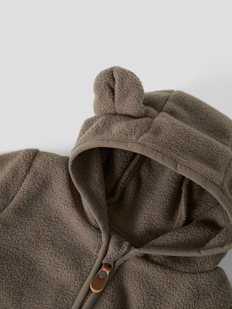 Jacka Fleece Meeko Enfärgad Brun