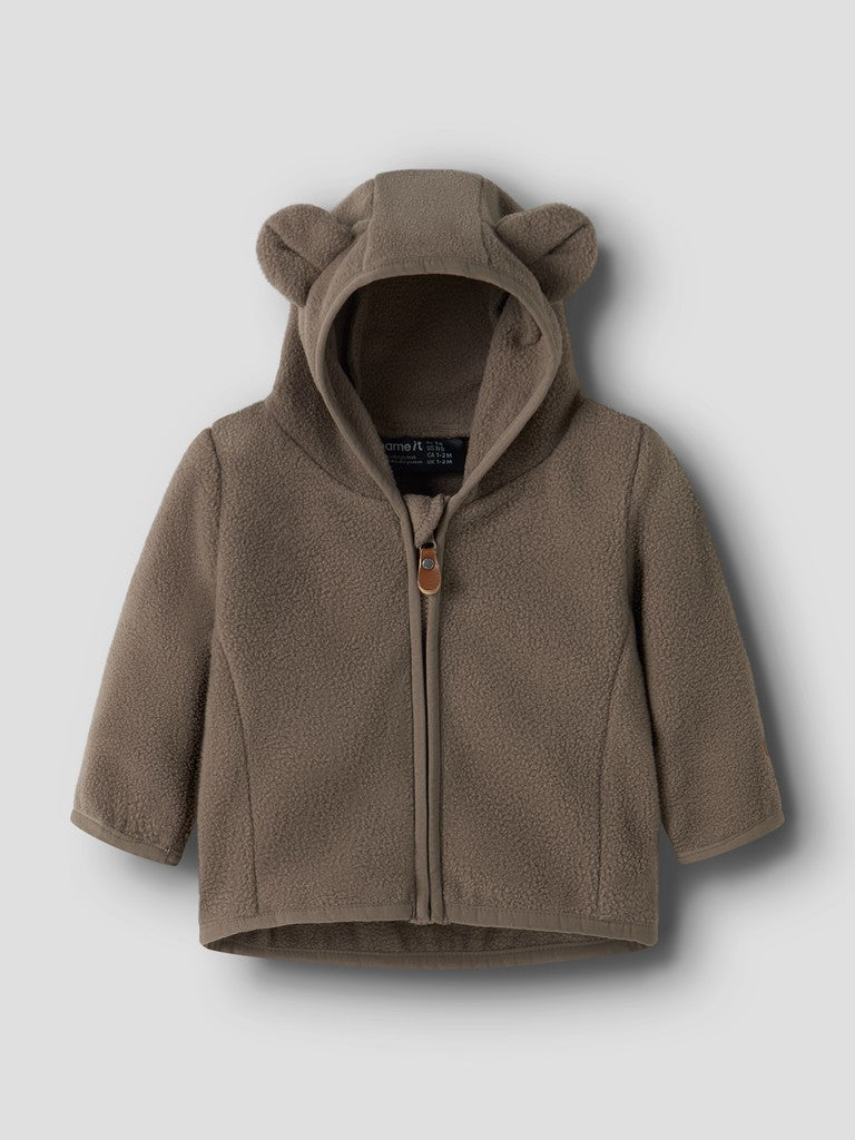 Jacka Fleece Meeko Enfärgad Brun