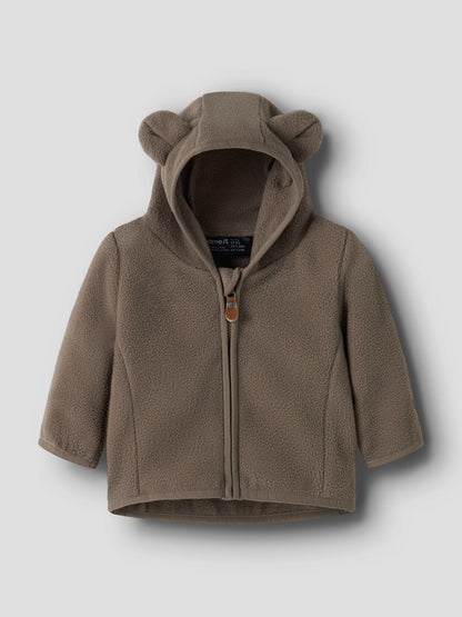 Jacka Fleece Meeko Enfärgad Brun
