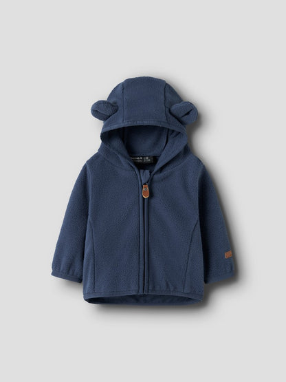 Jacka Fleece Meeko Enfärgad Blå