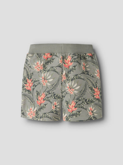 Sweatshorts Fluz M Mönstrade Grön