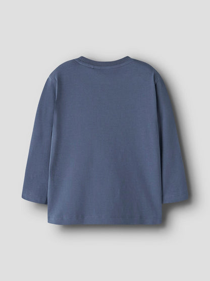 Långärmad T-shirt Bil Disa Blå