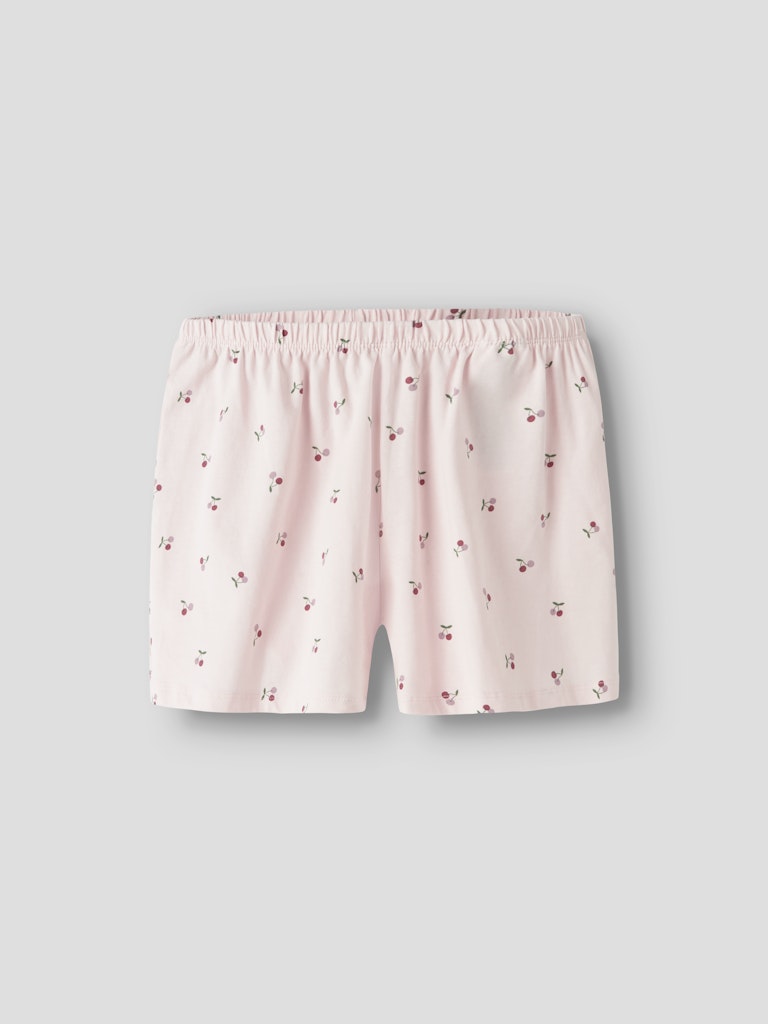 Pyjamas-set Kortärmad Körsbär Rosa