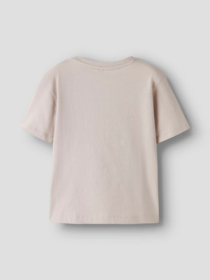Kortärmad T-shirt Voto Får Beige